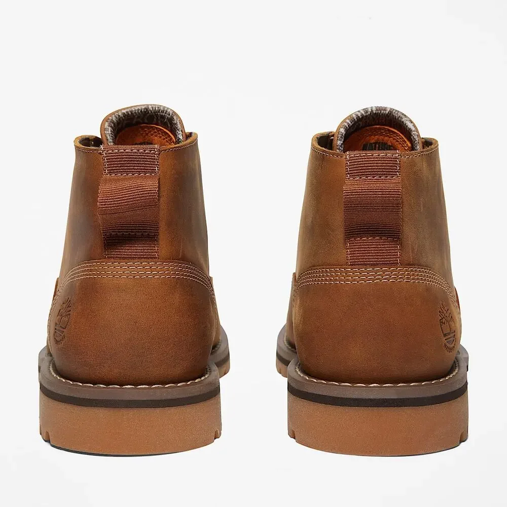 TIMBERLAND MEN'S 11.5 LARCHMONT MID LACED WATERPROOF SADDLE BROWN NIB A2NF3